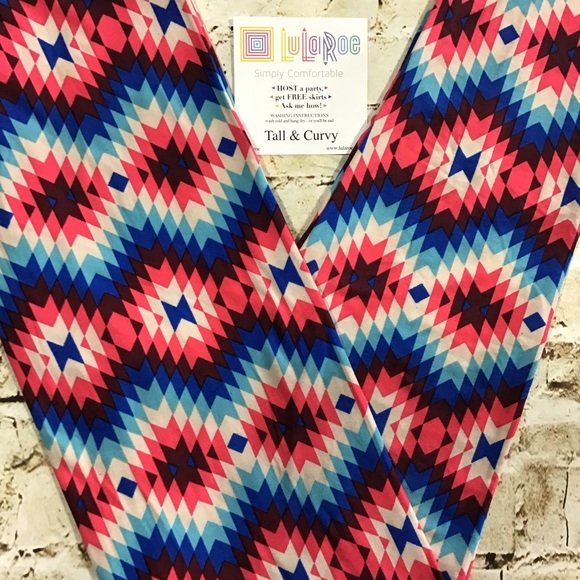 LuLaRoe Leggings TC Fits Size 12-18 New In Package - Picture 2 of 4